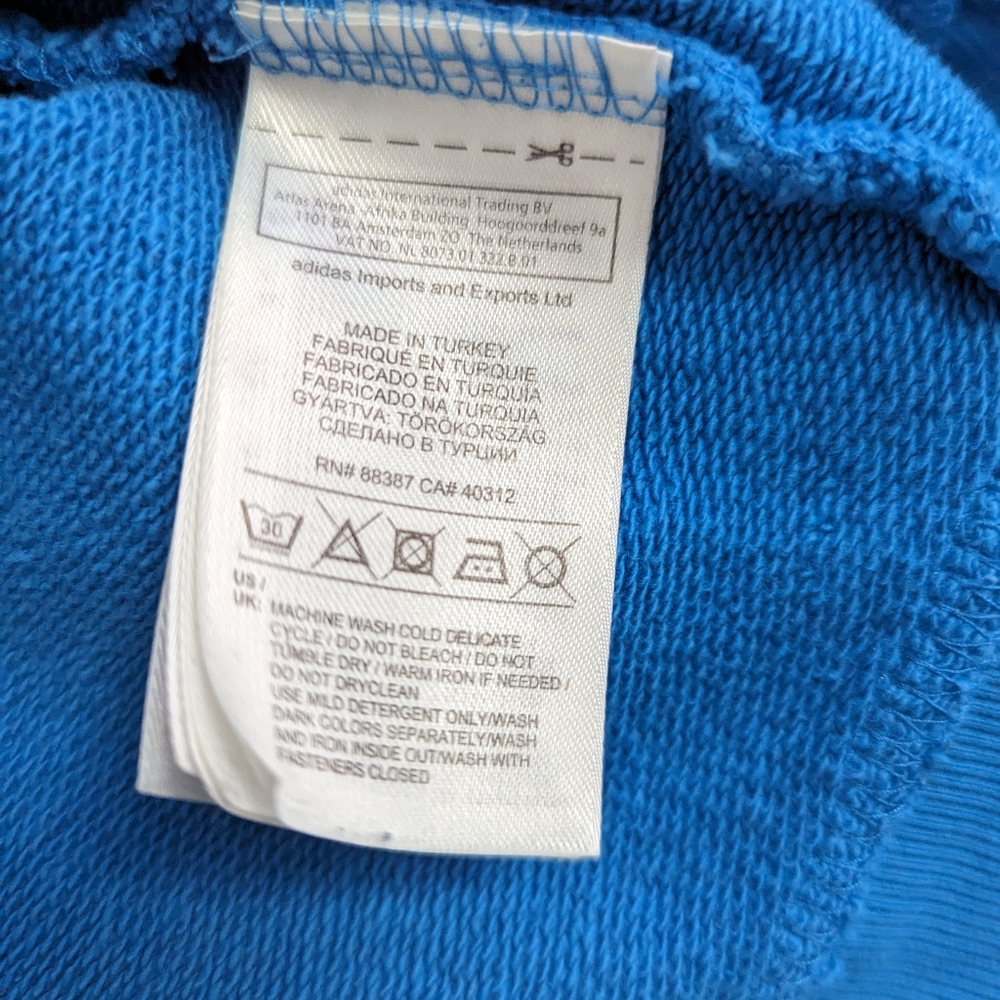 Adidas by Stella McCartney | Essential Zip-Hoody | Pool | Size S - Picture 8 of 9